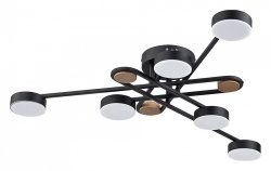 Потолочная люстра Arte Lamp Taygeta A2455PL-6BK в интернет-магазине "Галерея света"