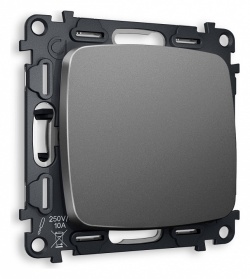 Выключатель перекрестный одноклавишный без рамки Ambrella Volt OMEGA MO651030 в интернет-магазине "Галерея света"