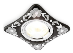 Встраиваемый светильник Ambrella Light Dising D2065 D2065 BK/CH в интернет-магазине "Галерея света"
