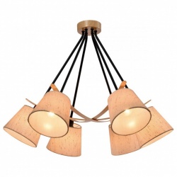 Люстра на штанге Imex Soul MD.19412-6-P-BK в интернет-магазине "Галерея света"