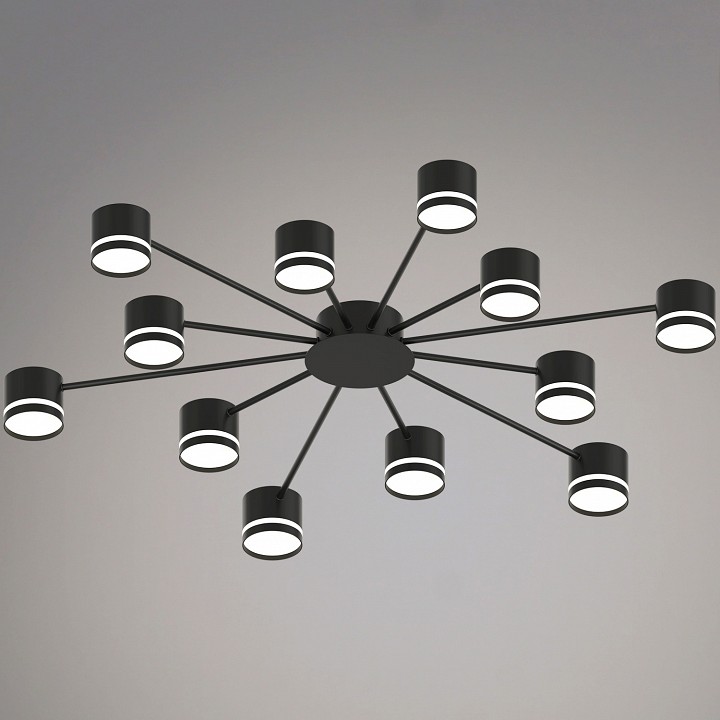 Потолочная люстра 06730-0.3-12 GX53 BK в интернет-магазине "Галерея света"