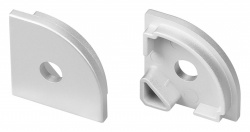 Набор заглушек для профиля с отверстием Arlight SL-KANT-H20 049402 в интернет-магазине "Галерея света"