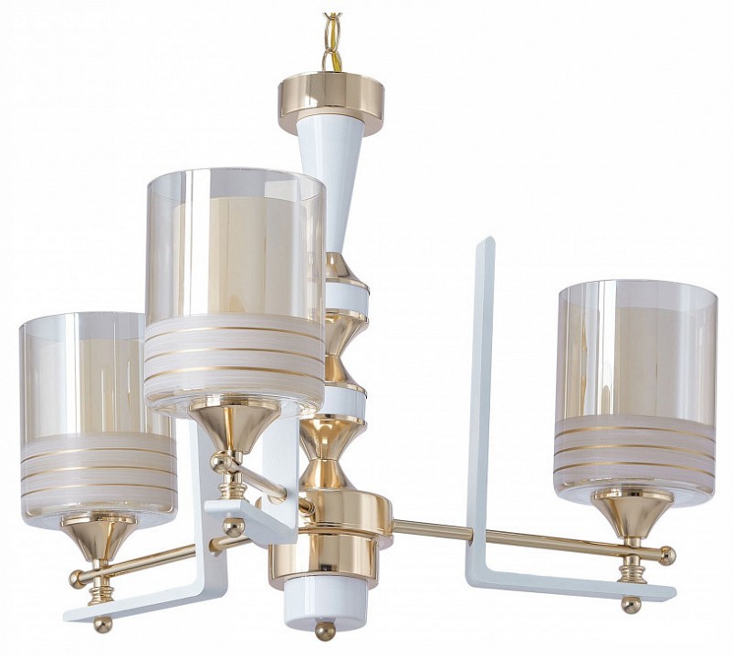 Подвесная люстра Arte Milano Florentia-6087 306087/3 Wh/Gd в интернет-магазине "Галерея света"
