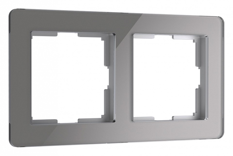 Рамка на 2 поста Werkel Acrylic (графит) W0022704 в интернет-магазине "Галерея света"