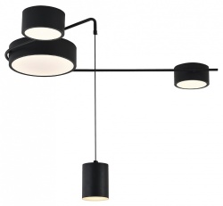 Потолочная люстра Indigo Modulo 14028/4С Black в интернет-магазине "Галерея света"
