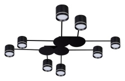 Потолочная люстра Arte Lamp Legacy A8024PL-8BK в интернет-магазине "Галерея света"