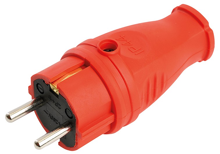 Вилка прямая с заземлением Stekker  39160 в интернет-магазине "Галерея света"