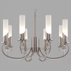 Подвесная люстра Eurosvet Banci 60117/8 никель в интернет-магазине "Галерея света"
