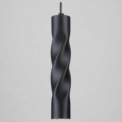 Подвесной светильник Eurosvet Scroll 50136/1 LED черный в интернет-магазине "Галерея света"