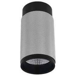 Накладной светильник iLedex Delta 1954-10W-3000K-36 BK+SL в интернет-магазине "Галерея света"