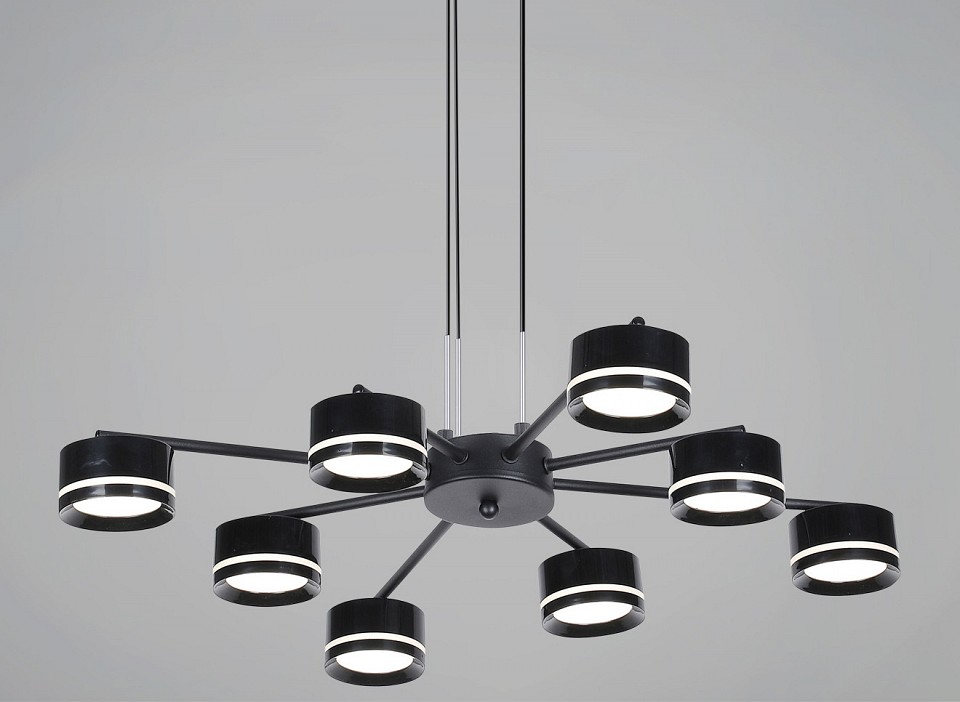 Подвесная люстра  19490-0.4-4+4 Black в интернет-магазине "Галерея света"