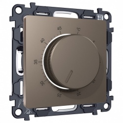 Терморегулятор электромеханический для теплого пола без рамки Ambrella Volt ALFA MA635710 в интернет-магазине "Галерея света"