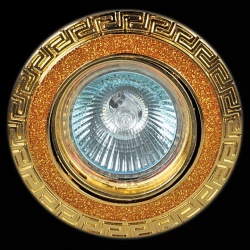 Встраиваемый светильник  01021-9.0-001AK MR16 SG+GD в интернет-магазине "Галерея света"