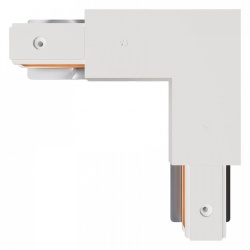 Соединитель угловой L-образный для треков накладных Arte Lamp TRACK ACCESSORIES A120333P в интернет-магазине "Галерея света"