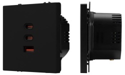 Механизм розетки 2хUSB type A и C Arlight NOBE 061834 в интернет-магазине "Галерея света"