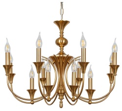 Подвесная люстра Arte Lamp Collinetta A4094LM-12PB в интернет-магазине "Галерея света"