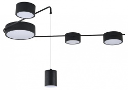 Потолочная люстра Indigo Modulo 14028/5С Black в интернет-магазине "Галерея света"