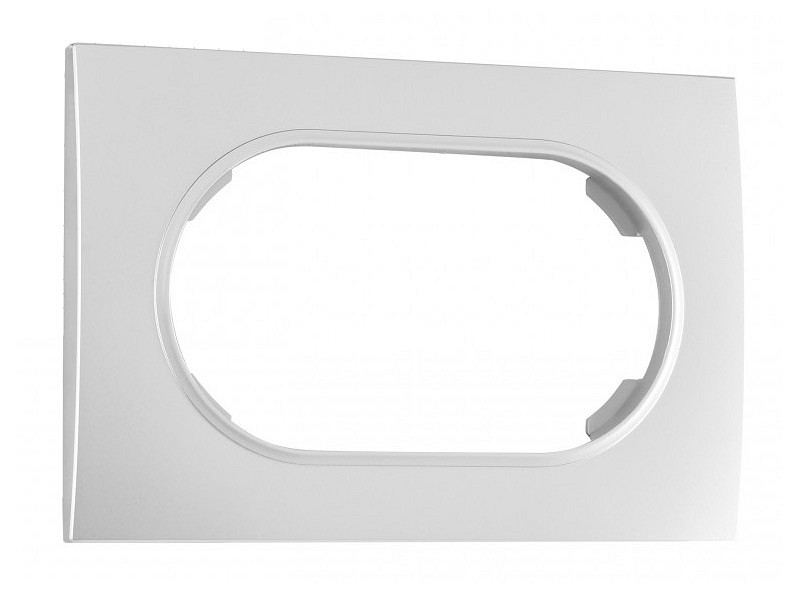 Рамка для двойной розетки Arte Milano am-502.04 502.04-double.silver в интернет-магазине "Галерея света"