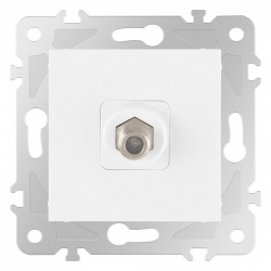 ТВ-розетка без рамки Arte Milano am-203 203.42-1.white в интернет-магазине "Галерея света"