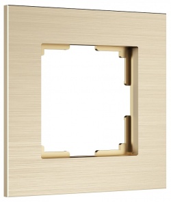 Рамка на 1 пост Werkel AluMax шампань W0013511 в интернет-магазине "Галерея света"