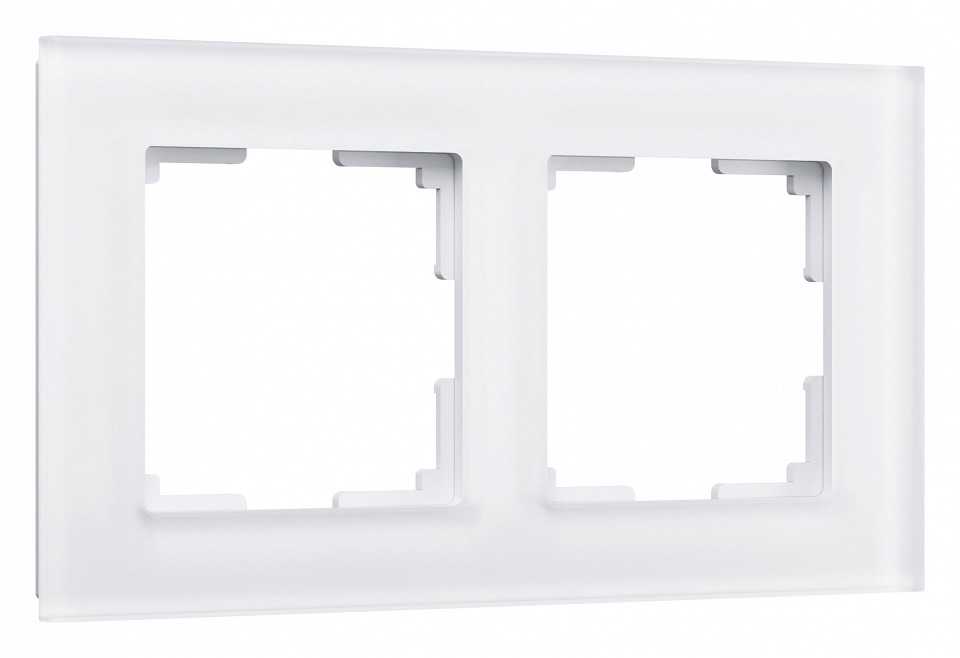 Рамка на 2 поста Werkel Favorit (белый матовый) W0021105 в интернет-магазине "Галерея света"