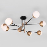 Потолочная люстра Eurosvet Nuvola 70129/8 латунь в интернет-магазине "Галерея света"