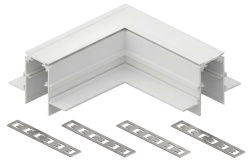 Соединитель угловой L-образный для треков встраиваемых Hesby Lighting ElDeko HSBL_0291 в интернет-магазине "Галерея света"