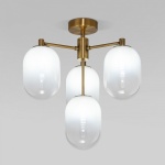 Люстра на штанге Eurosvet Loona 60161/4 латунь в интернет-магазине "Галерея света"