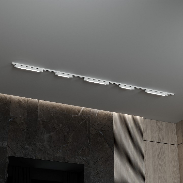 Комплект трековый Hesby Lighting №1 однофазная накладная Skylite HSBL_kompl_S001_NI3W4K в интернет-магазине "Галерея света"