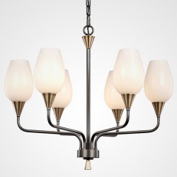 Подвесная люстра Imperiumloft Viola-Milk01 181911-26 в интернет-магазине "Галерея света"