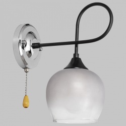 Бра Imex MD.4243 MD.4243-1-W-BK+CH в интернет-магазине "Галерея света"