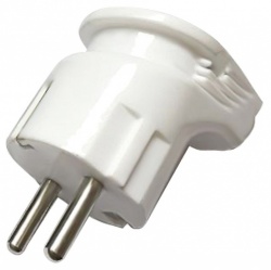 Вилка угловая с заземлением Stekker  39825 в интернет-магазине "Галерея света"