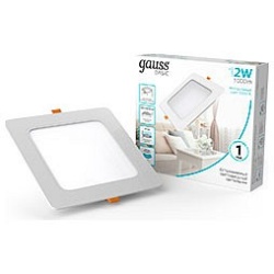 Встраиваемый светильник Gauss  9031420212 в интернет-магазине "Галерея света"