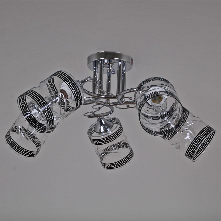 Люстра на штанге 04078-0.3-05 CH в интернет-магазине "Галерея света"