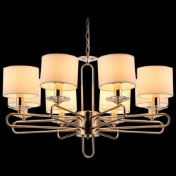 Подвесная люстра ILLUMICO  IL6196-8P-17 GD в интернет-магазине "Галерея света"