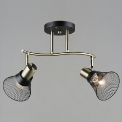 Спот 06243 06243-0.8-02 AB+BK в интернет-магазине "Галерея света"