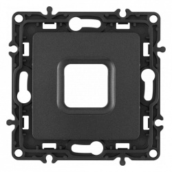 Розетка для вывод кабеля без рамки Arte Milano am-217 217.49-1.black в интернет-магазине "Галерея света"