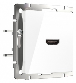 Розетка HDMI без рамки Werkel белый W1186001 в интернет-магазине "Галерея света"