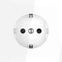 Розетка с заземлением и со шторкой, без рамки Voltum S70 VLS040201 в интернет-магазине "Галерея света"