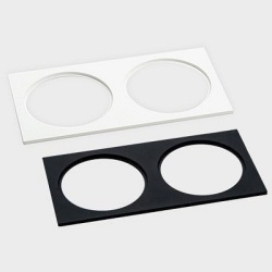 Рамка на 2 светильника Italline IT08 IT08-8034 black в интернет-магазине "Галерея света"