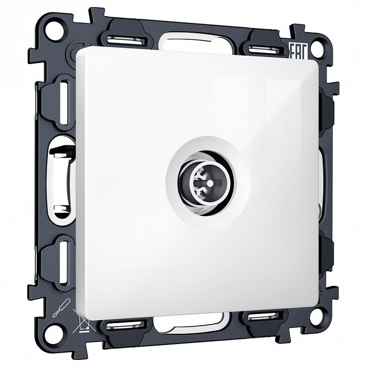 ТВ-розетка оконечная без рамки Ambrella Volt ALFA MA113005 в интернет-магазине "Галерея света"