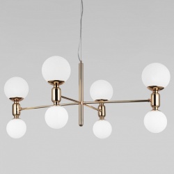 Подвесная люстра Eurosvet Bubble 30182/8 золото в интернет-магазине "Галерея света"