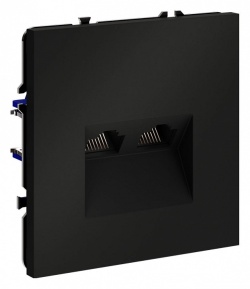 Розетка двойная Ethernet RJ-45 без рамки Voltum S70 VLS060208 в интернет-магазине "Галерея света"