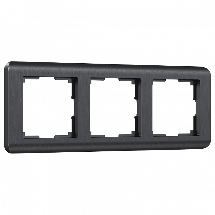 Рамка на 3 поста Werkel Stream (графит) W0032104 в интернет-магазине "Галерея света"
