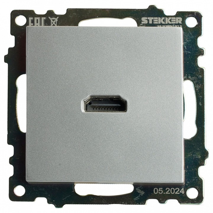 Розетка HDMI без рамки Stekker Катрин 50061 в интернет-магазине "Галерея света"