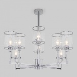 Люстра на штанге Eurosvet Inari 60144/8 хром в интернет-магазине "Галерея света"