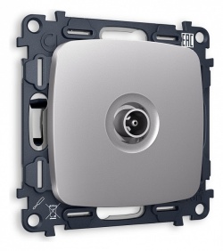 ТВ-розетка проходная без рамки Ambrella Volt OMEGA MO513030 в интернет-магазине "Галерея света"