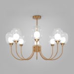 Люстра на штанге Eurosvet Spritz 70217/8 латунь в интернет-магазине "Галерея света"