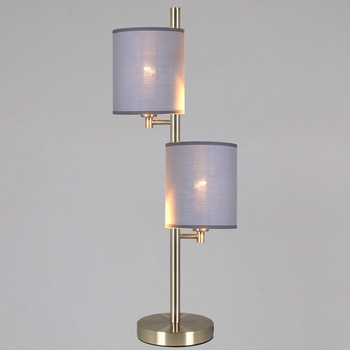 Настольная лампа декоративная ILLUMICO  IL3080-2TSQ-26 AB DS в интернет-магазине "Галерея света"