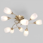 Потолочная люстра Eurosvet Virginia 2275/9 античная бронза в интернет-магазине "Галерея света"